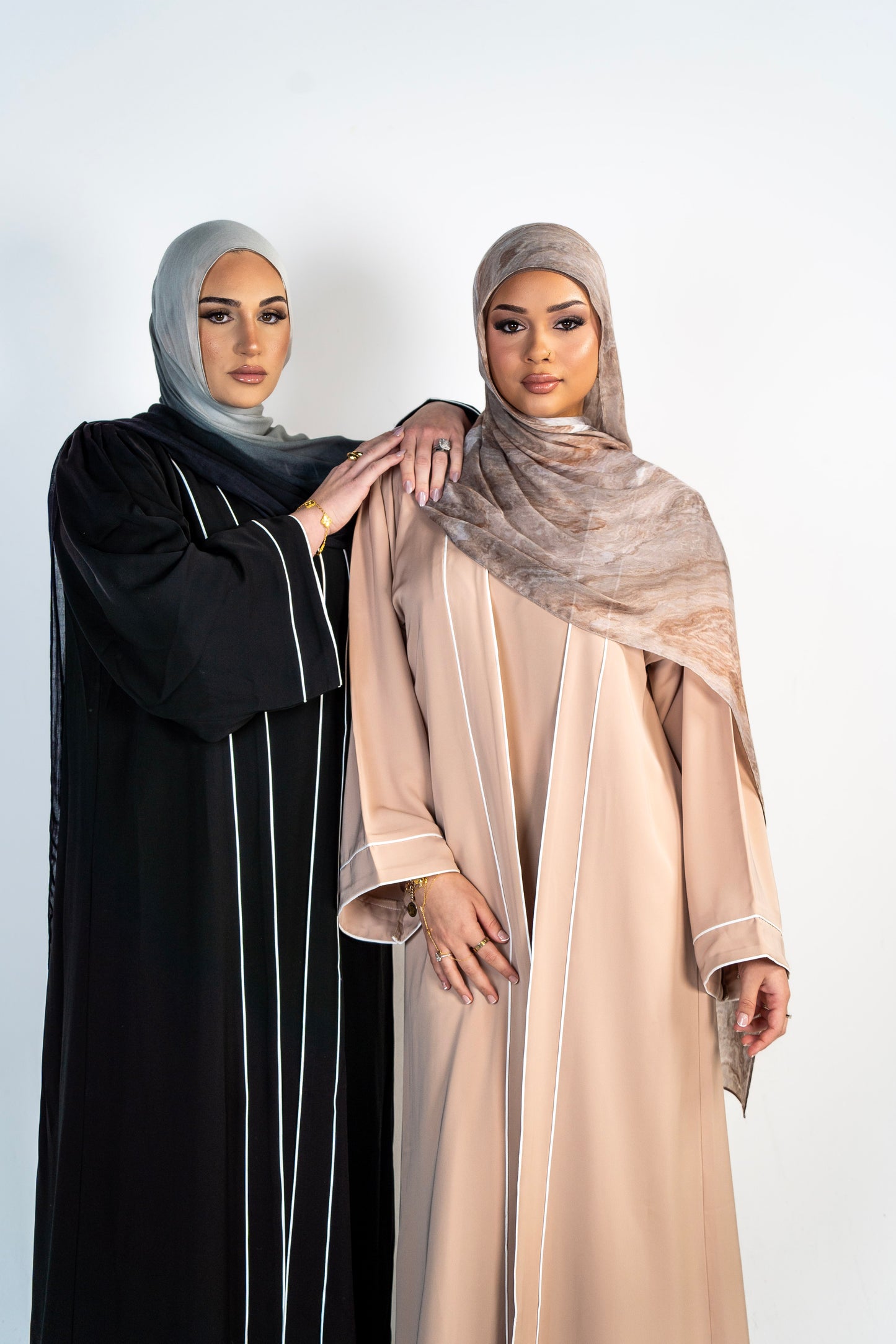 Sand Abaya (Three Piece Set)