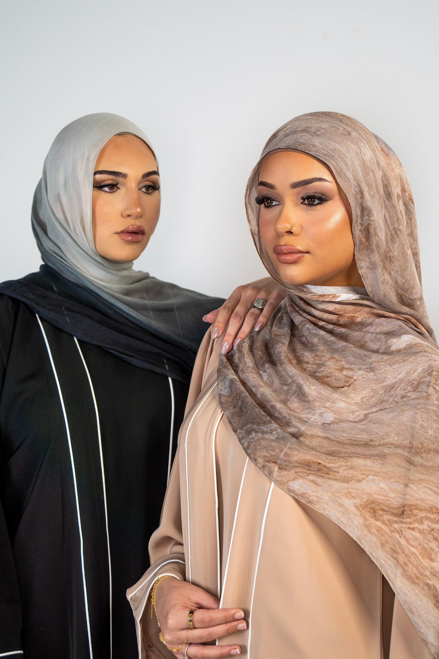 Sand Abaya (Three Piece Set)