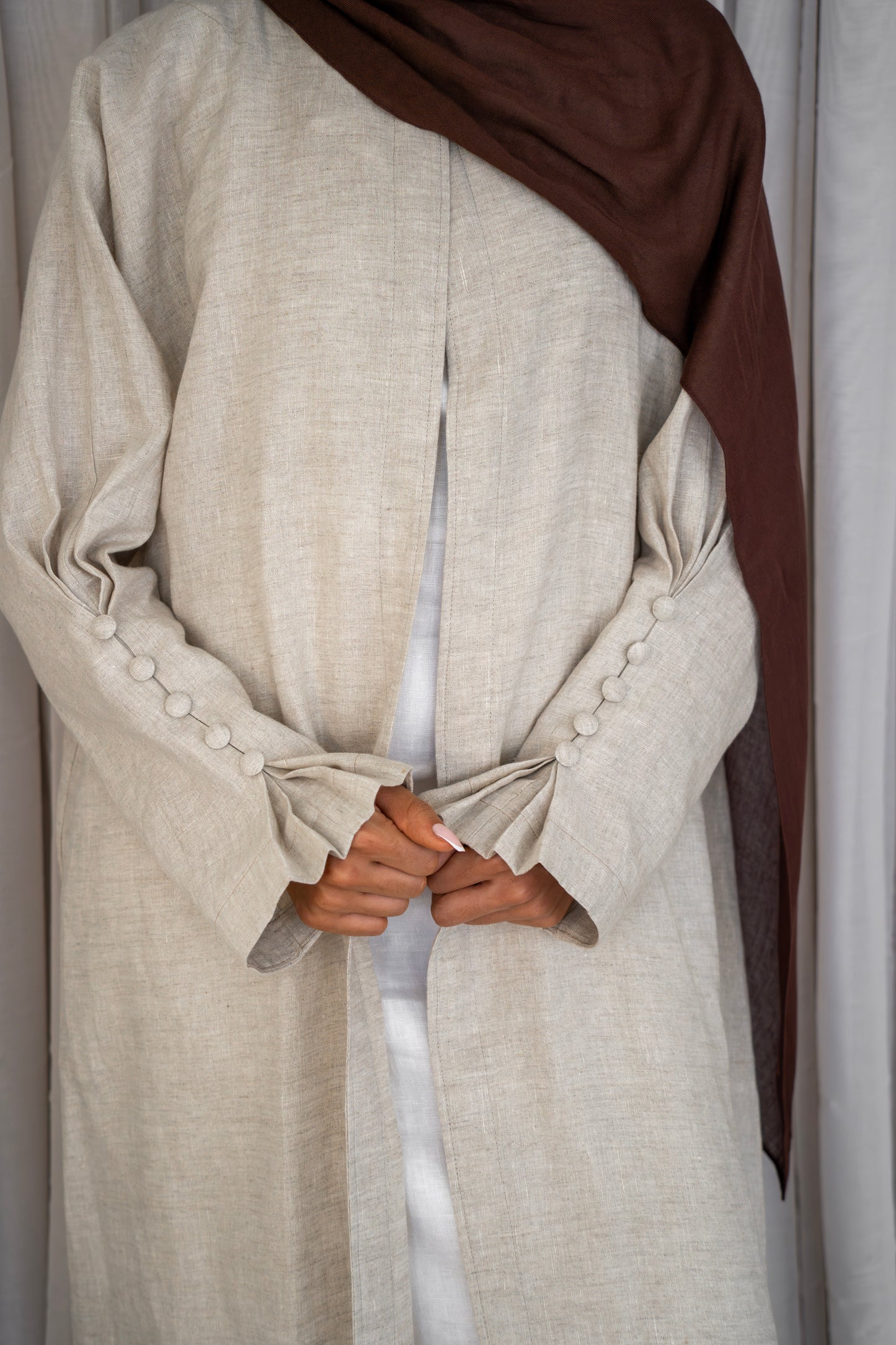 Dune Linen Abaya