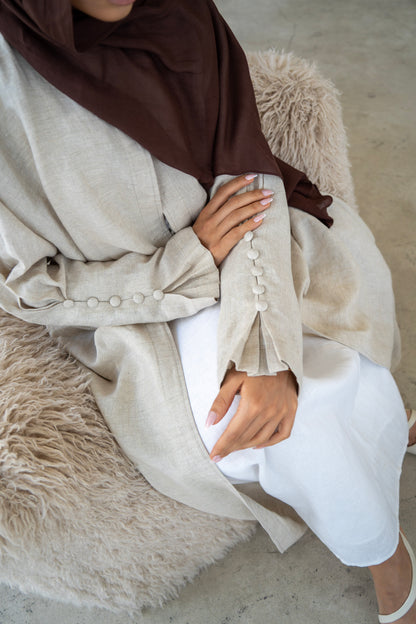 Dune Linen Abaya