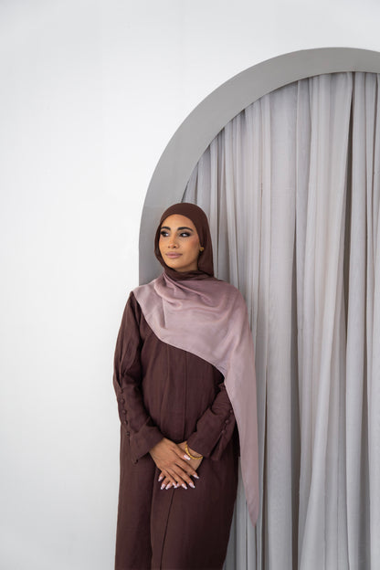 Plumwood Linen Abaya