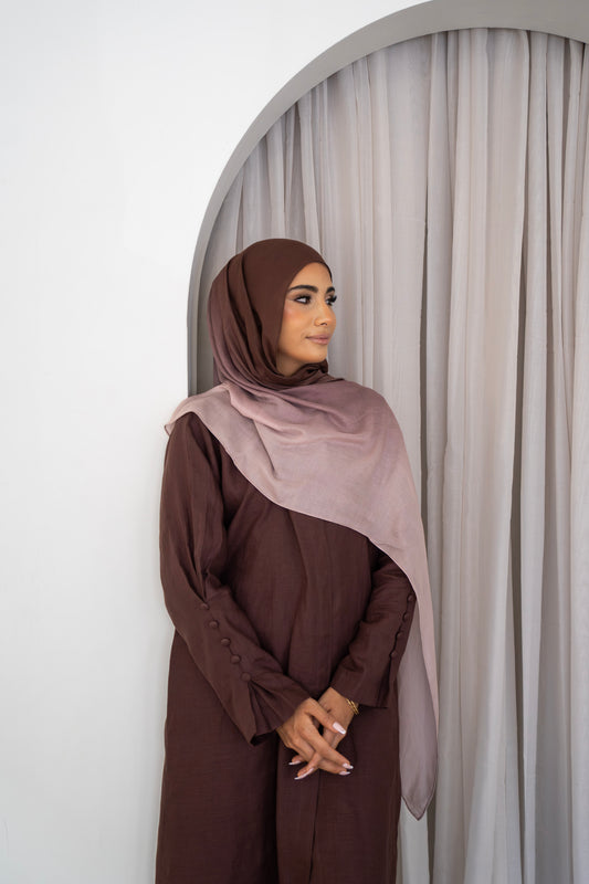 Plumwood Linen Abaya