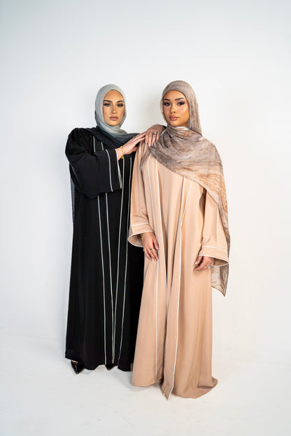 Shadow Abaya  (Three Piece Set)
